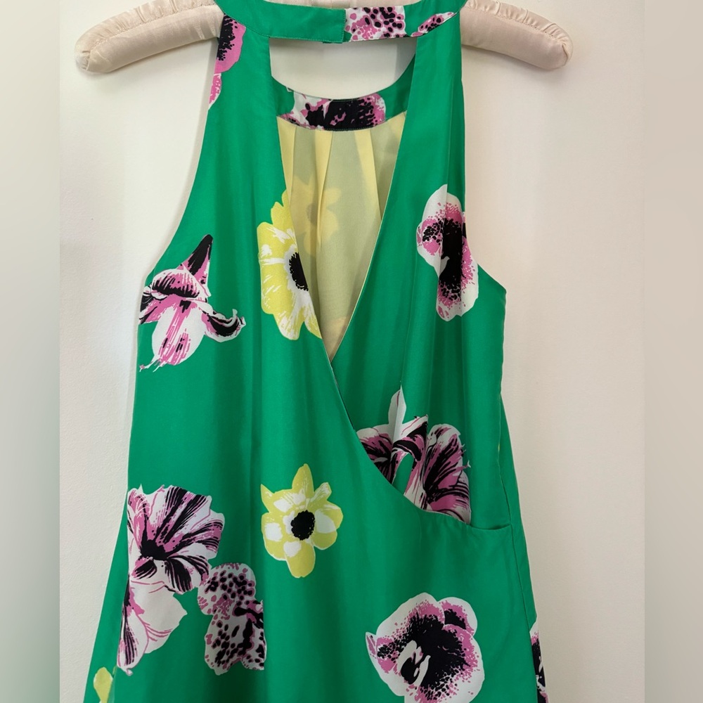 Beautiful J. Crew Floral Sleeveless Dress, Size 00 - Picture 4 of 4